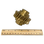 GEAR-WORM-BRASS