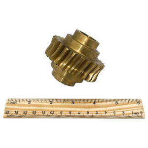 GEAR-WORM-BRASS