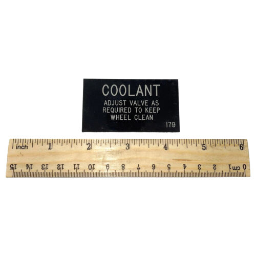 NAMEPLATE-INFO #179
COOLANT
[OFFICE]